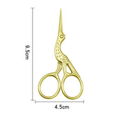 1pc European-style Makeup Scissors 9CM Compact Stainless Steel Small Professional Eyebrow Nose Hair Cut Manicure Nail Tools